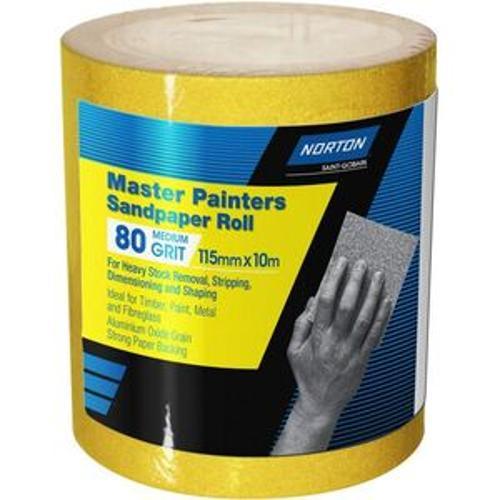 Master Painters Sandpaper Roll H212 P60 115mm x 10m
