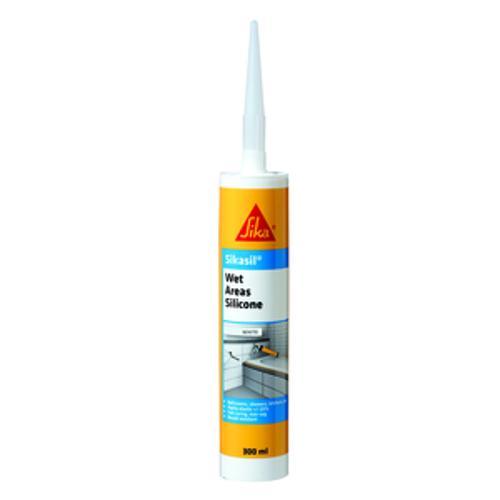 Sikasil Wet Areas Silicone Sealant White 300ml