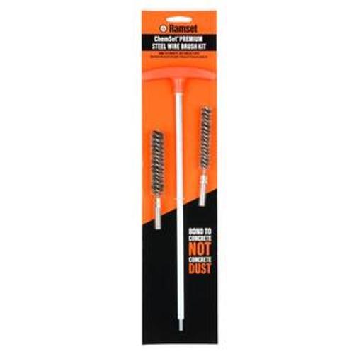 Chemical Hole Cleaning Brush Kit Includes 2 Brushes And Extension Handle
