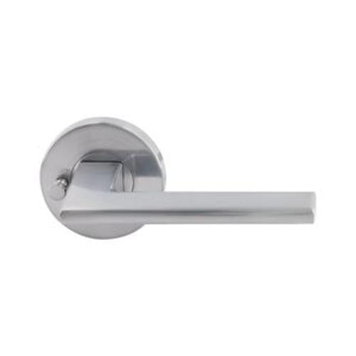 S Range Shiloh Lever Integrated Privacy Set Satin Chrome SHI102