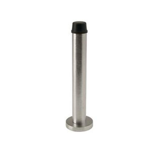 110mm Doorstop Concealed Skirting Mount Brushed Nickel
