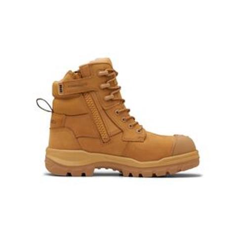 RotoFlex Unisex Zip Side Safety Boot 8560 Wheat Size 9
