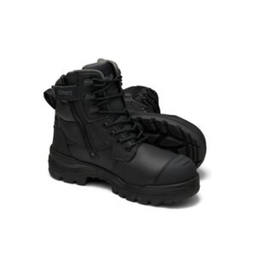 RotoFlex Unisex Zip Side Safety Boot 8561 Black Size 11