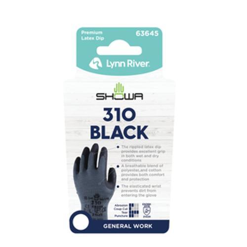 310 Latex General Purpose Gloves Large Black