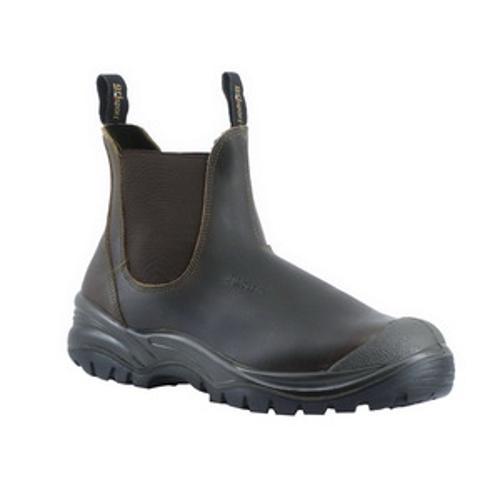 Genoa Slip On Safety Boot Brown Size 9 GENOA44