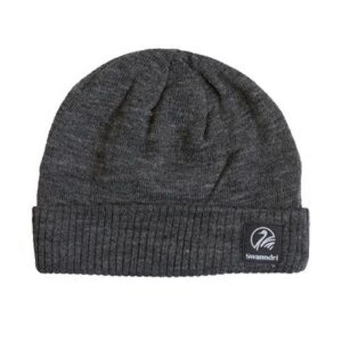 Grafton Beanie Charcoal Wool Blend Size OSFA