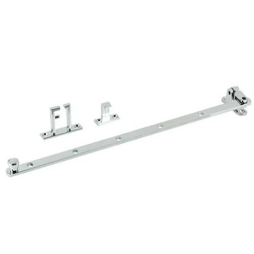 Side Hung Window Casement Stay Chrome 355mm