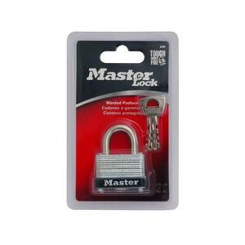 No 22 Warded Keyed Padlock Shank Laminated Steel 38mm 16mm