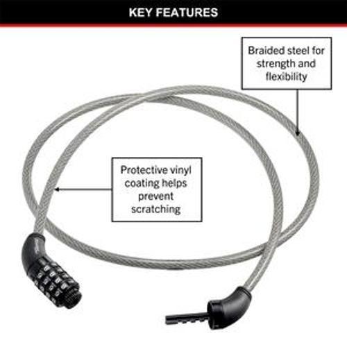 Cable Combo Lock 1.5m x 10mm