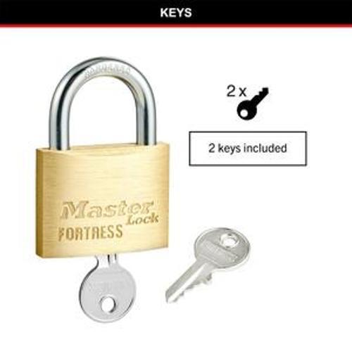 Fortress Keyed Padlock Solid Brass 50mm