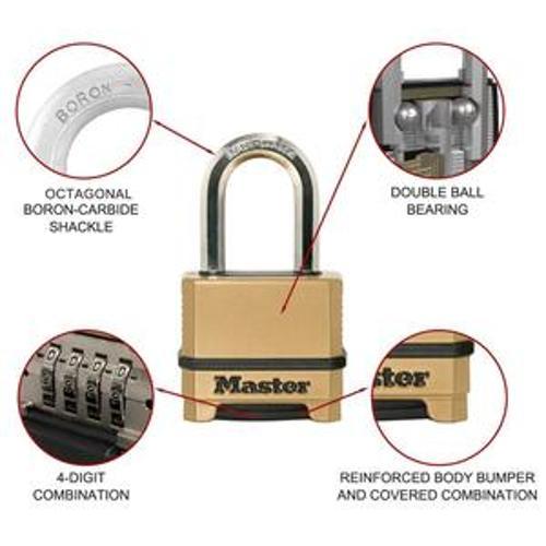 Combination Padlock 38mm Shackle