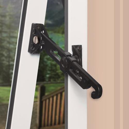 Securistay Aluminium Window Black P388B4