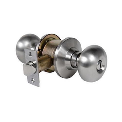 Olympus 100C Knobset Privacy Latch Satin Stainless Steel