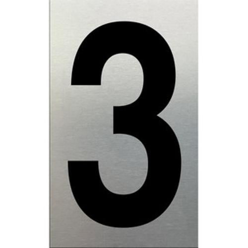 Self-Adhesive Aluminium Number 3 75mm