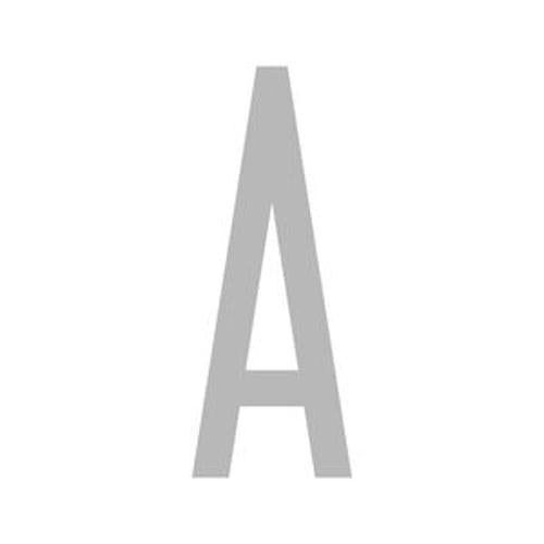 Adhesive Letter A 80mm Silver