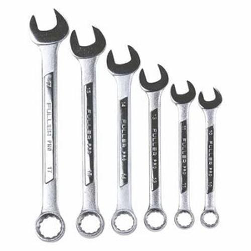 Professional 6-Piece Combination Wrench Set Chrome Vanadium Steel Chrome Plated 421-1346