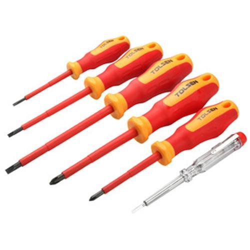 VDE Screwdriver Set Phillips and Slotted 6 Piece