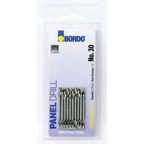1/8in x 51mm Double Ended Panel Drill Split Point 10 Pack