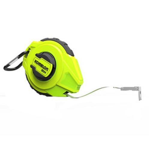 Evolution Gripper Pocket Tape Measure 30m x 13mm Nylon Coated High-Vis Steel TA3540