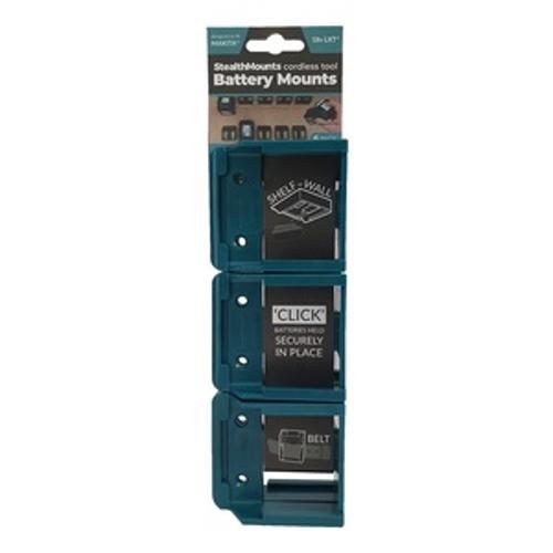 Battery Mounts Makita Blue 18v LXT 6 Pack