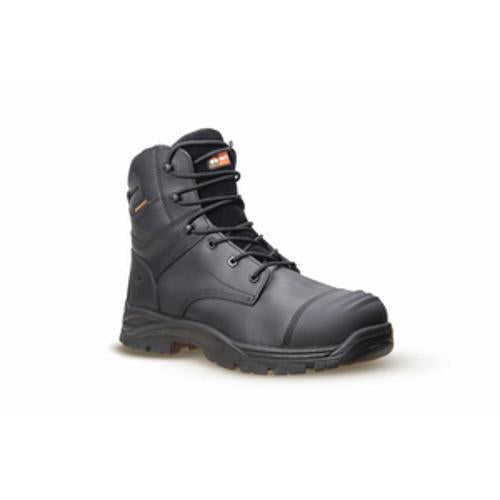 Linesman Zip Waterproof Safety Boot Composite Toe And Midsole EH Black UK9