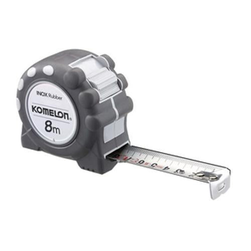 Inox Rubber Pocket Tape Measure 8m x 25mm Stainless Steel TA3380