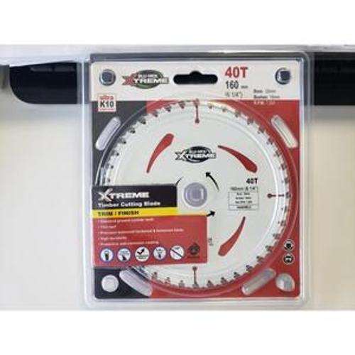 160 x 20mm 40TPI Circular Saw Blade