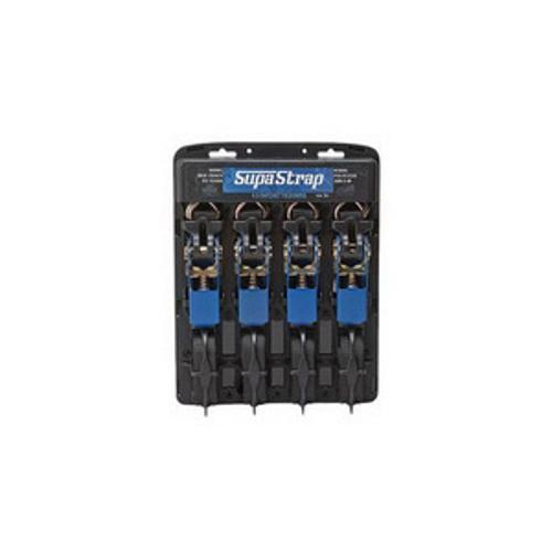 Supa Strap Ratchet Tiedown 4m 4-Pack SS4