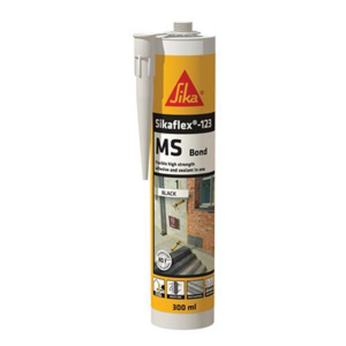 Sikaflex-123 MS Bond Adhesive and Sealant Black 300ml
