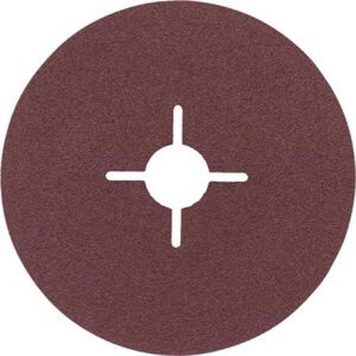 R444 Round Fibre Sanding Disc For Metal 125 x 22.23mm Aluminium Oxide 80 Grit 2608605477