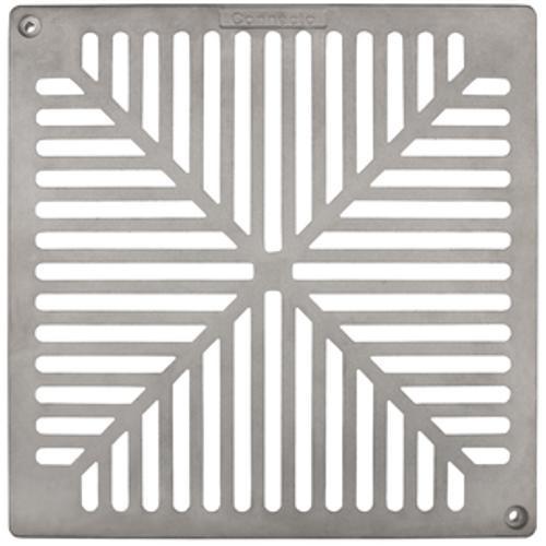 Connecto Trade Surface Water Drainage Grate 350mm Square Aluminium CTG350A
