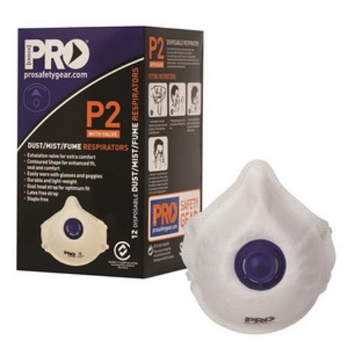 Respiratory Protection P2 Class Dust Mask With Valve 20 Pack PC321-20