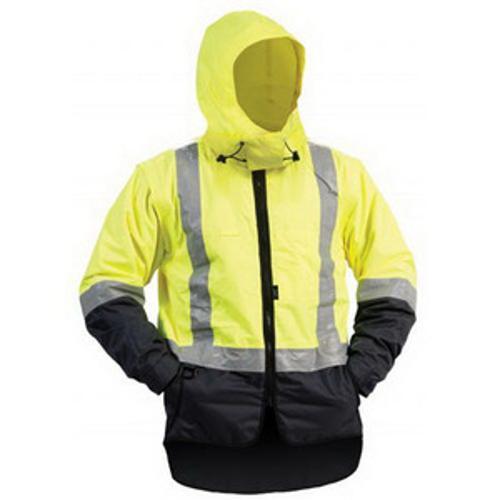 Stamina Day Night Zip Off Sleeves Jacket Yellow Navy M 51205YN-M
