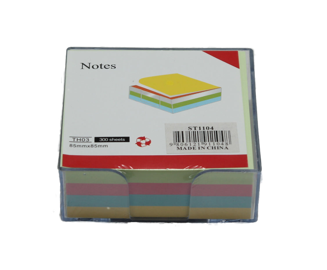 300 Sheets Colour Note Pad.