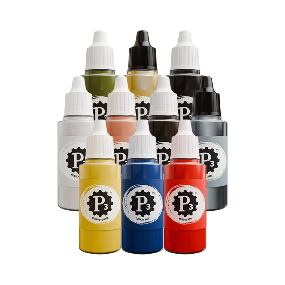 P3 Paints - Starter Box Of 10 Paints - Paint Set