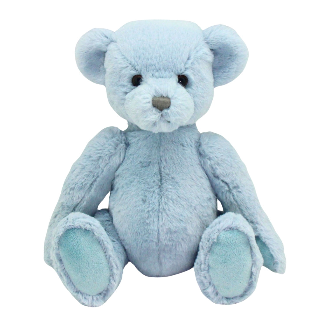 Soft Plush Toy - Luka Bear. Baby Blue Bear