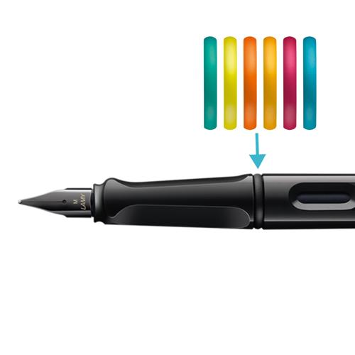 Lamy Safari LE Fountain Pen All Black Multi Fine (0B2)