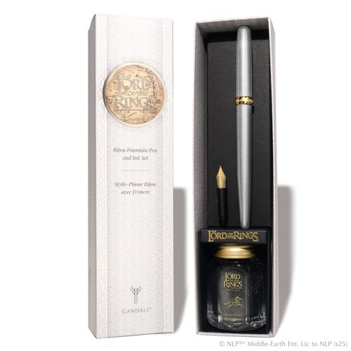 FWP The Bijou Fountain Pen and 28ml Ink Set WB Lord of the Rings Gandalf