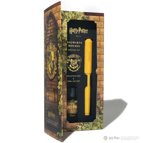 FWP Carousel Fountain Pen & Ink Set WB Harry Potter Hogwarts Hufflepuff