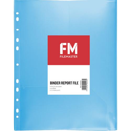 FM Binder Report File A4 Ice Blue