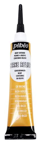 Pebeo Vitrail Cerne Relief 20ml Copper