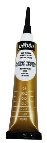 Pebeo Vitrail Cerne Relief 20ml Copper