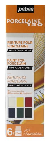 Pebeo Porcelaine 150 Sets 20ml Set 6 Brilliant #1