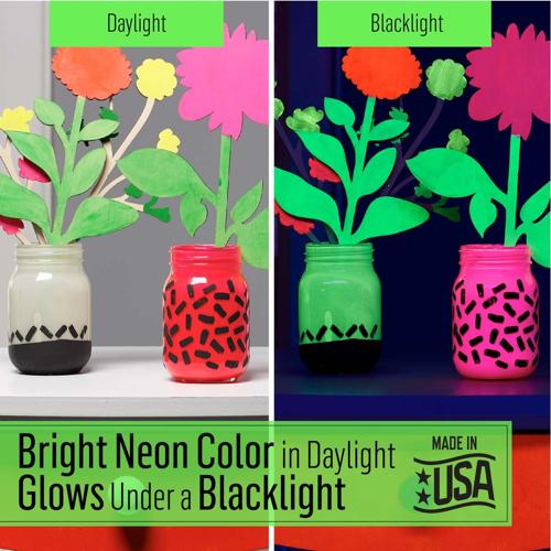 FolkArt Neon Blacklight Acrylic Paint 59ml Orange