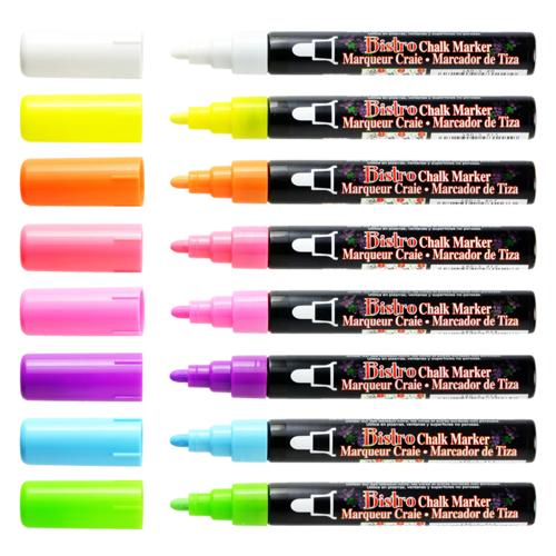 Marvy Bistro Bullet Chalk Markers Bullet White
