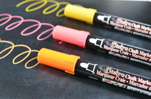 Marvy Bistro Bullet Chalk Markers Bullet White