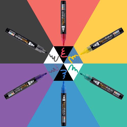 Marvy DecoFabric Paint Markers Violet