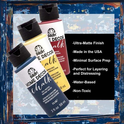 FolkArt Home Decor Chalk Acrylic Paint 59ml Spanish Moss