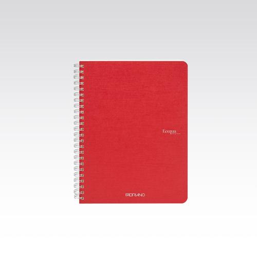 Fabriano Ecoqua Original Spiral 90gsm Blank A5 Raspberry 70 Sheets