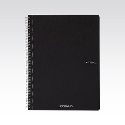 Fabriano Ecoqua Original Spiral 90gsm Lined A4 Turquoise 70 Sheets
